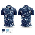 Papa Surf Burger Bar 11064134 Short Sleeve Performance Polo - 1