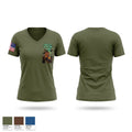 Oklahoma veterans Women's Short Sleeve V-neck Shirt - 1