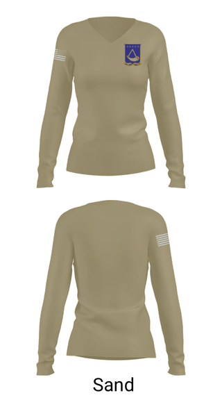 Women's Long Sleeve Vneck Shirt, , National Guard, Teamtime, Team time, sublimation, custom sports apparel, team uniforms, spirit wear, spiritwear, sports uniforms, custom shirts, team store, custom team store, fundraiser sports, apparel fundraiser