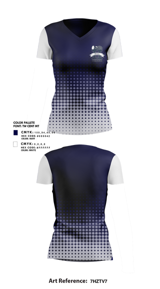 Womens Short Sleeve Vneck Shirt, Hamilton PAL Cheer, Cheer, Teamtime, Team time, sublimation, custom sports apparel, team uniforms, spirit wear, spiritwear, sports uniforms, custom shirts, team store, custom team store, fundraiser sports, apparel fundraiser