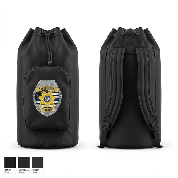 Gear Bag, Hudson Police Department, Police, Teamtime, Team time, sublimation, custom sports apparel, team uniforms, spirit wear, spiritwear, sports uniforms, custom shirts, team store, custom team store, fundraiser sports, apparel fundraiser