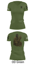 Hateful Hotel 2nd plt 71504648 Women's Short Sleeve V-neck Shirt - 48