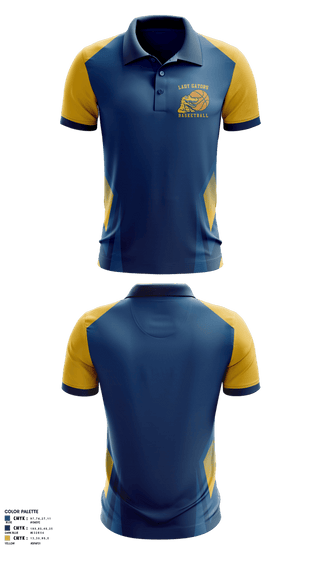 Short Sleeve Performance Polo, Lady Gators Basketball, Women's Basketball, Teamtime, Team time, sublimation, custom sports apparel, team uniforms, spirit wear, spiritwear, sports uniforms, custom shirts, team store, custom team store, fundraiser sports, apparel fundraiser