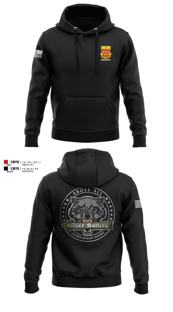 Hoodie, Alpha 1-77 FA, , Teamtime, Team time, sublimation, custom sports apparel, team uniforms, spirit wear, spiritwear, sports uniforms, custom shirts, team store, custom team store, fundraiser sports, apparel fundraiser