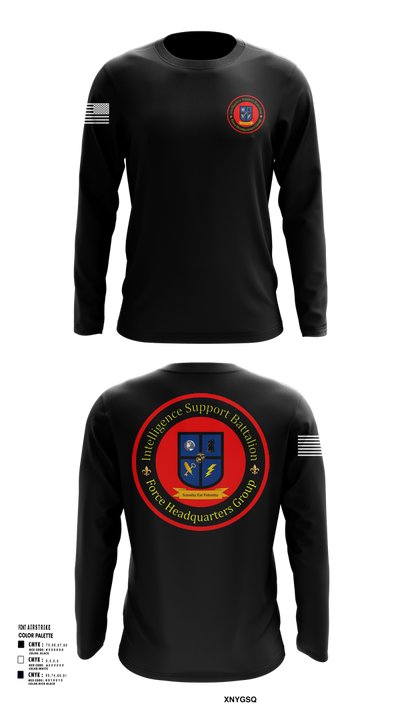 Intelligence Support Battalion 57442174 Long Sleeve Performance Shirt 101