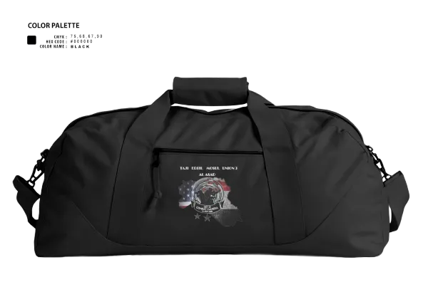 Duffle Bag, 982nd Combat Camera Co., , Teamtime, Team time, sublimation, custom sports apparel, team uniforms, spirit wear, spiritwear, sports uniforms, custom shirts, team store, custom team store, fundraiser sports, apparel fundraiser