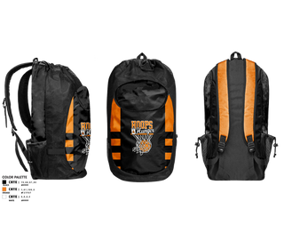 Gear Bag, Hoops 4 Hunger, Men's Basketball, Teamtime, Team time, sublimation, custom sports apparel, team uniforms, spirit wear, spiritwear, sports uniforms, custom shirts, team store, custom team store, fundraiser sports, apparel fundraiser