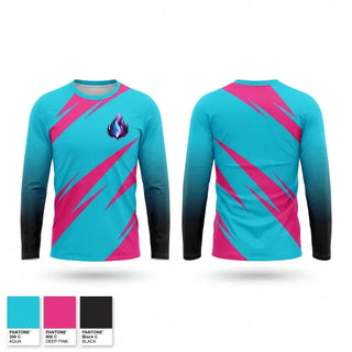 Long Sleeve Performance Shirt, Wisconsin Blaze, Women's Basketball, Teamtime, Team time, sublimation, custom sports apparel, team uniforms, spirit wear, spiritwear, sports uniforms, custom shirts, team store, custom team store, fundraiser sports, apparel fundraiser