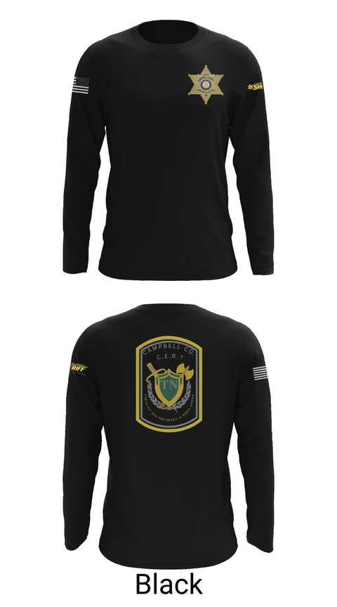Long Sleeve Performance Shirt, C.C.S.O. CERT, , Teamtime, Team time, sublimation, custom sports apparel, team uniforms, spirit wear, spiritwear, sports uniforms, custom shirts, team store, custom team store, fundraiser sports, apparel fundraiser