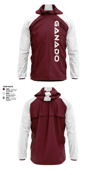 Windbreaker, Ganado, Spirit Store, Teamtime, Team time, sublimation, custom sports apparel, team uniforms, spirit wear, spiritwear, sports uniforms, custom shirts, team store, custom team store, fundraiser sports, apparel fundraiser