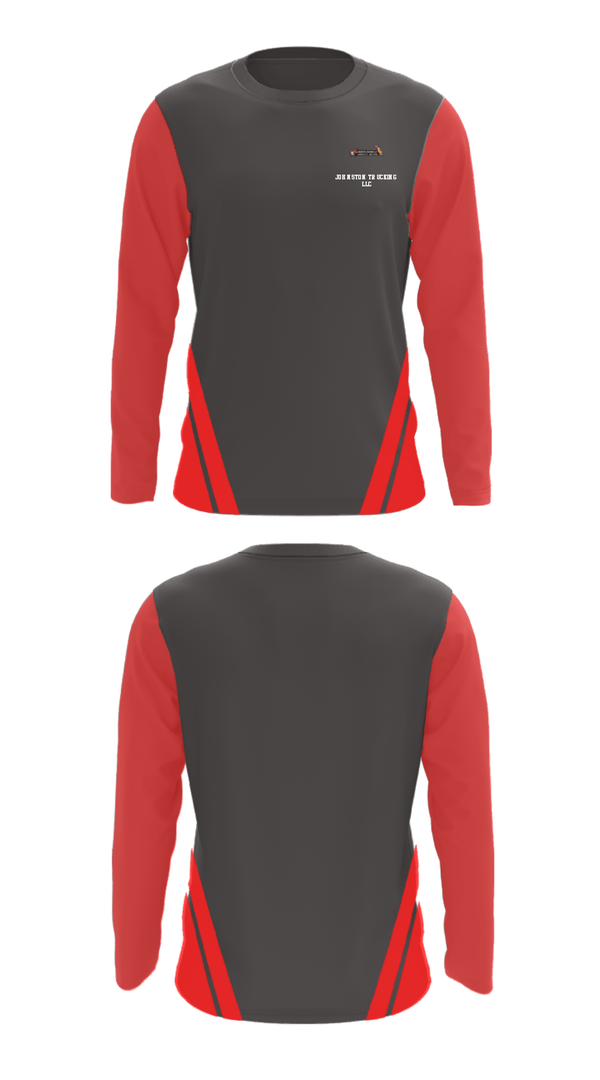 Long Sleeve Performance Shirt, Johnston Trucking LLC, , Teamtime, Team time, sublimation, custom sports apparel, team uniforms, spirit wear, spiritwear, sports uniforms, custom shirts, team store, custom team store, fundraiser sports, apparel fundraiser