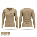 Godley Police Department 18610716 Women's Long Sleeve V-neck Shirt - 1
