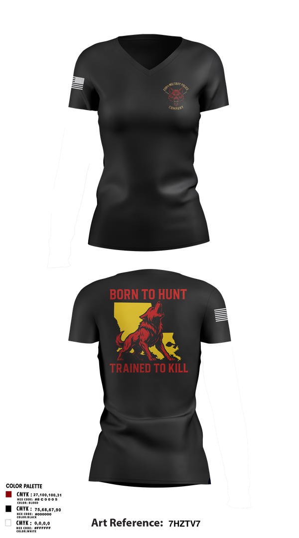 Womens Short Sleeve Vneck Shirt, 239th Military Police Company, , Teamtime, Team time, sublimation, custom sports apparel, team uniforms, spirit wear, spiritwear, sports uniforms, custom shirts, team store, custom team store, fundraiser sports, apparel fundraiser