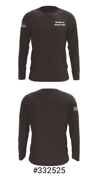McMurry University 8094485 Long Sleeve Performance Shirt - 18