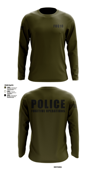 Long Sleeve Performance Shirt, FUG10, Police, Teamtime, Team time, sublimation, custom sports apparel, team uniforms, spirit wear, spiritwear, sports uniforms, custom shirts, team store, custom team store, fundraiser sports, apparel fundraiser
