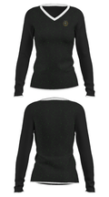 HALO-FURY 21007109 Women's Long Sleeve V-neck Shirt - 31