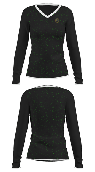 Women's Long Sleeve Vneck Shirt, HALO-FURY, , Teamtime, Team time, sublimation, custom sports apparel, team uniforms, spirit wear, spiritwear, sports uniforms, custom shirts, team store, custom team store, fundraiser sports, apparel fundraiser