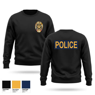 Crew Neck Sweatshirt, Granite Shoals Police Department, Police, Teamtime, Team time, sublimation, custom sports apparel, team uniforms, spirit wear, spiritwear, sports uniforms, custom shirts, team store, custom team store, fundraiser sports, apparel fundraiser