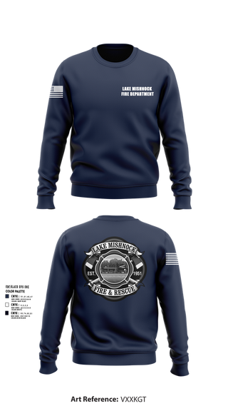 Crew Neck Sweatshirt, Lake Mishnock Fire Department, , Teamtime, Team time, sublimation, custom sports apparel, team uniforms, spirit wear, spiritwear, sports uniforms, custom shirts, team store, custom team store, fundraiser sports, apparel fundraiser