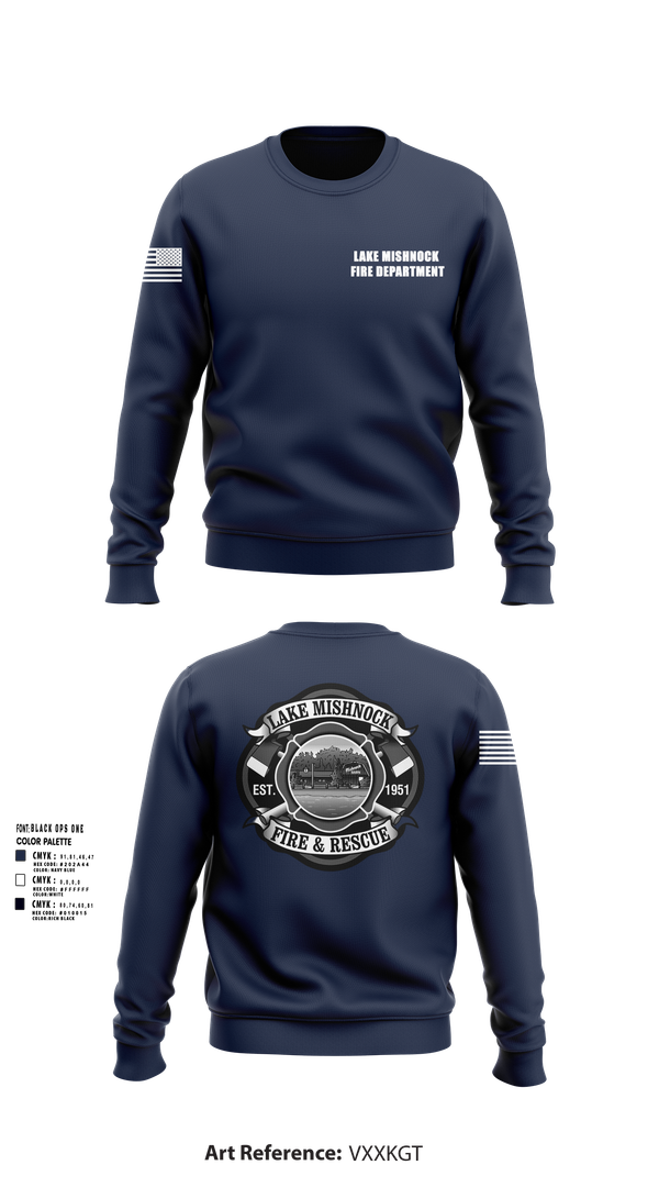 Crew Neck Sweatshirt, Lake Mishnock Fire Department, , Teamtime, Team time, sublimation, custom sports apparel, team uniforms, spirit wear, spiritwear, sports uniforms, custom shirts, team store, custom team store, fundraiser sports, apparel fundraiser