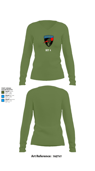 Womens Long Sleeve Vneck Shirt, Det 4, , Teamtime, Team time, sublimation, custom sports apparel, team uniforms, spirit wear, spiritwear, sports uniforms, custom shirts, team store, custom team store, fundraiser sports, apparel fundraiser