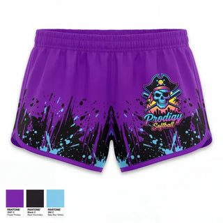 Womens Shorts, Prodigy, Wrestling, Teamtime, Team time, sublimation, custom sports apparel, team uniforms, spirit wear, spiritwear, sports uniforms, custom shirts, team store, custom team store, fundraiser sports, apparel fundraiser
