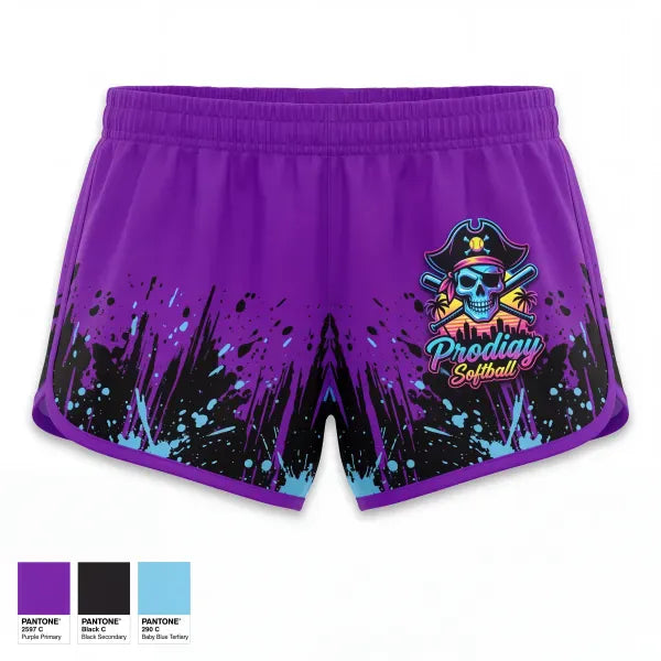 Womens Shorts, Prodigy, Wrestling, Teamtime, Team time, sublimation, custom sports apparel, team uniforms, spirit wear, spiritwear, sports uniforms, custom shirts, team store, custom team store, fundraiser sports, apparel fundraiser