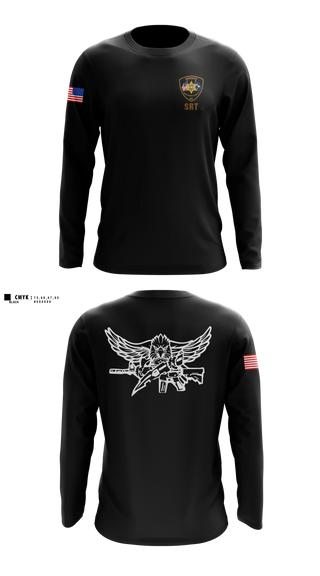 Long Sleeve Performance Shirt, Marlboro County Sheriff's Office SRT, Police, Teamtime, Team time, sublimation, custom sports apparel, team uniforms, spirit wear, spiritwear, sports uniforms, custom shirts, team store, custom team store, fundraiser sports, apparel fundraiser