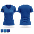 New Lexington Police Department 88502868 Women's Short Sleeve V-neck Shirt - 1