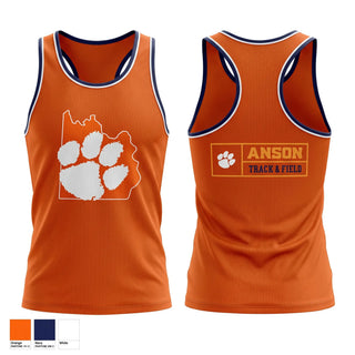Mens Track Singlet, Anson Bearcats, Track & Field, Teamtime, Team time, sublimation, custom sports apparel, team uniforms, spirit wear, spiritwear, sports uniforms, custom shirts, team store, custom team store, fundraiser sports, apparel fundraiser