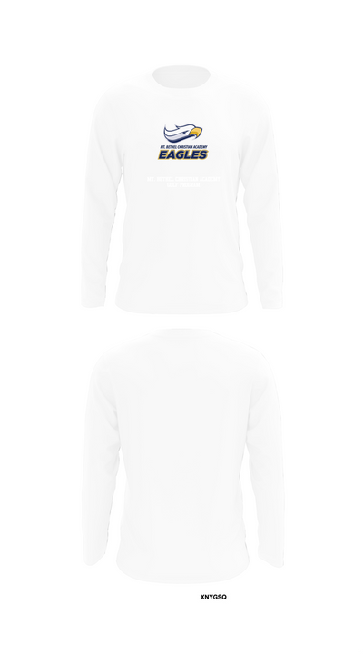 Mt. Bethel Christian Academy Golf Program 44847718 Long Sleeve Performance Shirt 8
