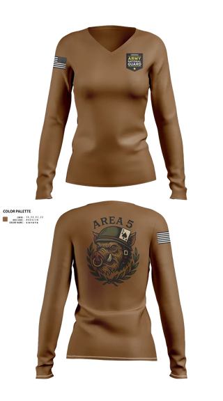 Womens Long Sleeve Vneck Shirt, Recruiting & Retention, , Teamtime, Team time, sublimation, custom sports apparel, team uniforms, spirit wear, spiritwear, sports uniforms, custom shirts, team store, custom team store, fundraiser sports, apparel fundraiser
