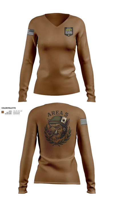 Recruiting & Retention 7221066 Women's Long Sleeve V-neck Shirt - 21