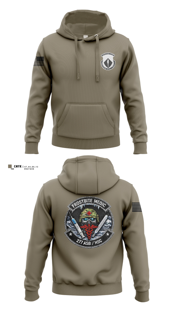 Hoodie, 277th ASB Frostbite Medics, Army, Teamtime, Team time, sublimation, custom sports apparel, team uniforms, spirit wear, spiritwear, sports uniforms, custom shirts, team store, custom team store, fundraiser sports, apparel fundraiser