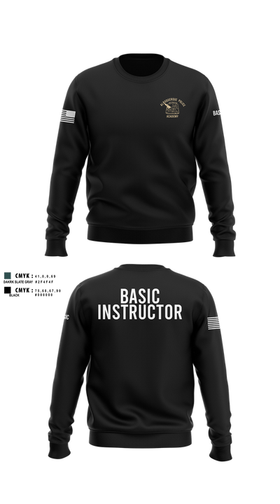 Academy-Basic Unit Crew Neck Sweatshirt - 100