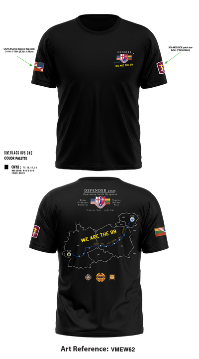 30th MED BDE DEF25 68562448 Short Sleeve Performance Shirt - 61