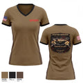 Aviation Ordinance AAO CH.69 38676088 Women's Short Sleeve V-neck Shirt - 1