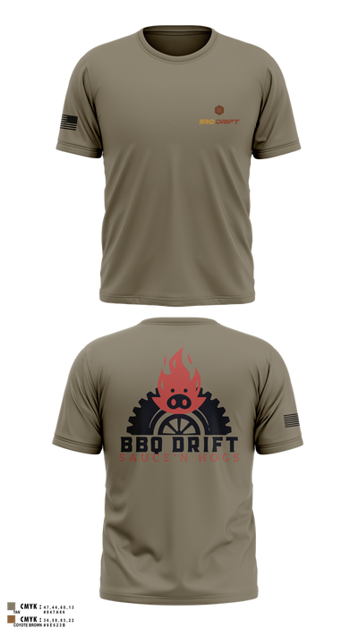 BBQ Drift 17355442 Old School Cotton Feel Shirt - 2