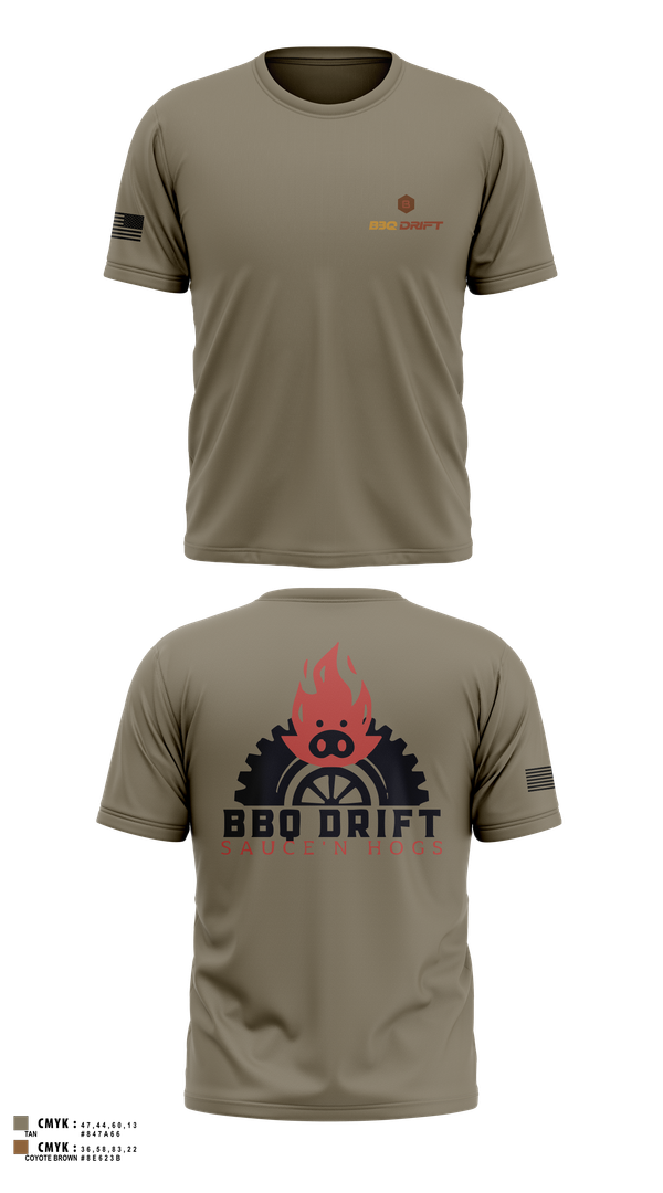Old School Cotton Feel Shirt, BBQ Drift, , Teamtime, Team time, sublimation, custom sports apparel, team uniforms, spirit wear, spiritwear, sports uniforms, custom shirts, team store, custom team store, fundraiser sports, apparel fundraiser