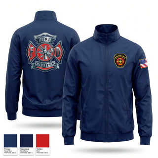 Windbreaker, Station 2, Fire Department, Teamtime, Team time, sublimation, custom sports apparel, team uniforms, spirit wear, spiritwear, sports uniforms, custom shirts, team store, custom team store, fundraiser sports, apparel fundraiser