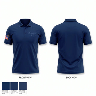 Short Sleeve Performance Polo, Conover PD, Police, Teamtime, Team time, sublimation, custom sports apparel, team uniforms, spirit wear, spiritwear, sports uniforms, custom shirts, team store, custom team store, fundraiser sports, apparel fundraiser