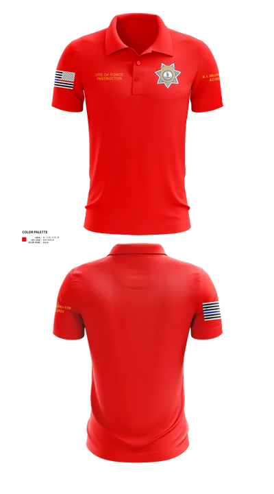 VFMA Use of Force Short Sleeve Performance Polo - 502