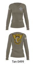 MCSO Motors 53550258 Women's Long Sleeve V-neck Shirt - 11