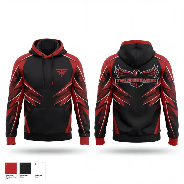 Hoodie, Thunderhawks, Softball, Teamtime, Team time, sublimation, custom sports apparel, team uniforms, spirit wear, spiritwear, sports uniforms, custom shirts, team store, custom team store, fundraiser sports, apparel fundraiser