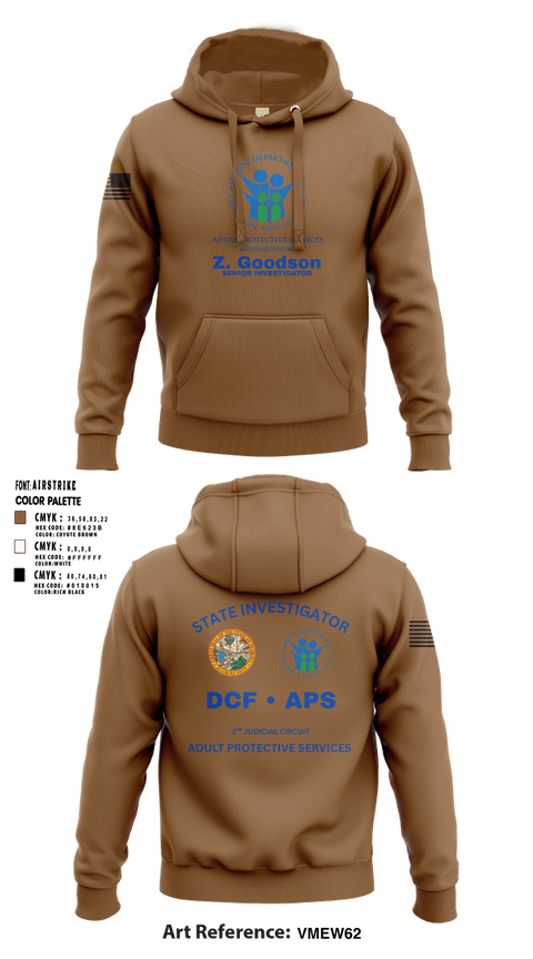 Hoodie, Adult Protective Services, EMS/EMT, Teamtime, Team time, sublimation, custom sports apparel, team uniforms, spirit wear, spiritwear, sports uniforms, custom shirts, team store, custom team store, fundraiser sports, apparel fundraiser