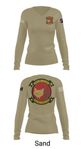 Headquarters & Headquarters Squadron 11394515 Women's Long Sleeve V-neck Shirt - 97