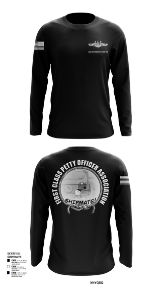 Long Sleeve Performance Shirt, USS Jefferson City FCPOA, Navy, Teamtime, Team time, sublimation, custom sports apparel, team uniforms, spirit wear, spiritwear, sports uniforms, custom shirts, team store, custom team store, fundraiser sports, apparel fundraiser