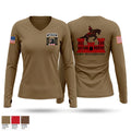 630th Engineer Clearance Company 87265894 Women's Long Sleeve V-neck Shirt - 1