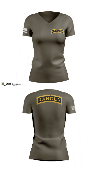 2CR 90738772 Women's Short Sleeve V-neck Shirt - 102