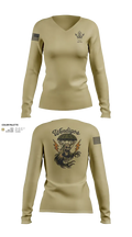 301 76362745 Women's Long Sleeve V-neck Shirt - 23